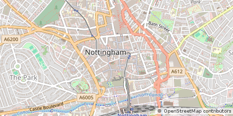Map of Nottingham