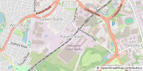 Map of ST. Helens, Merseyside