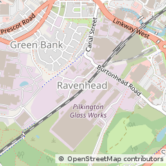 Map of ST. Helens, Merseyside