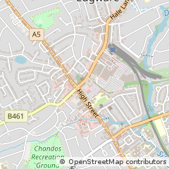 Map of Edgware, Middlesex