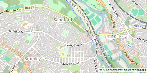 Map of Leeds