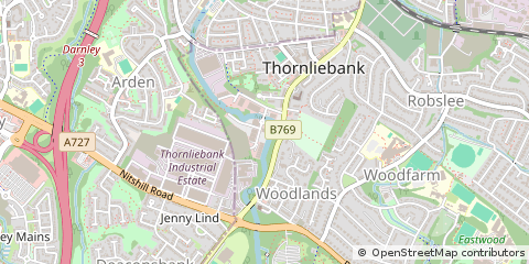 Map of Glasgow