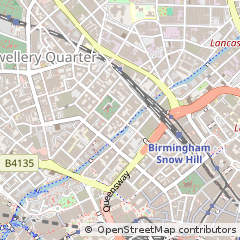 Map of Birmingham, West Midlands
