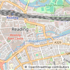 Map of Reading, Berkshire
