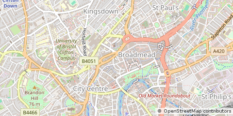 Map of Bristol