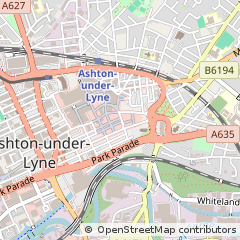 Map of Ashton-Under-Lyne