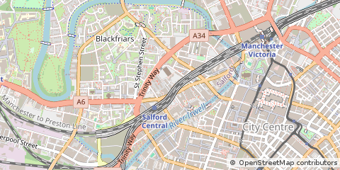 Map of Salford