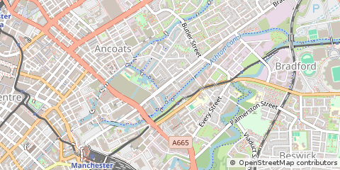 Map of Manchester