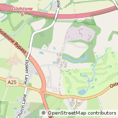 Map of Godstone, Surrey