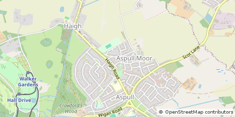 Map of Wigan