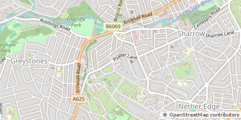 Map of South Yorks, South Yorkshire