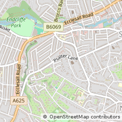 Map of South Yorks, South Yorkshire