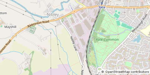 Map of Yate, Bristol