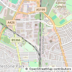Map of Leicester
