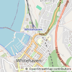Map of Whitehaven, Cumbria