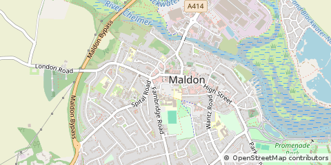 Map of Maldon