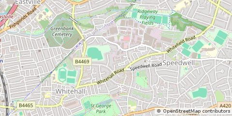 Map of Bristol