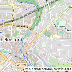Map of Chelmsford, Essex
