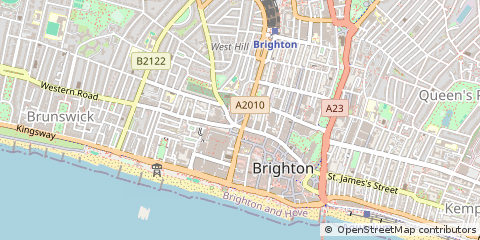 Map of Brighton
