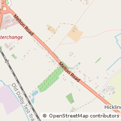 Map of Melton Mowbray, Nottinghamshire