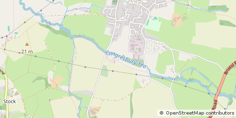 Map of Wrington, Bristol