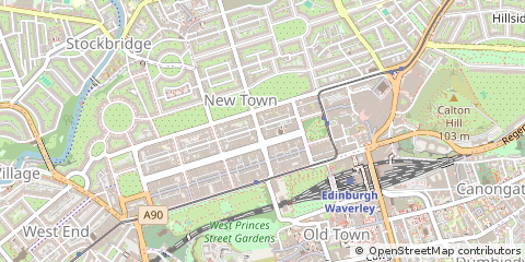 Map of Edinburgh