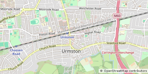 Map of Manchester