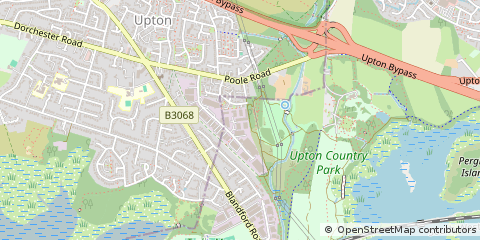Map of Poole, Dorset