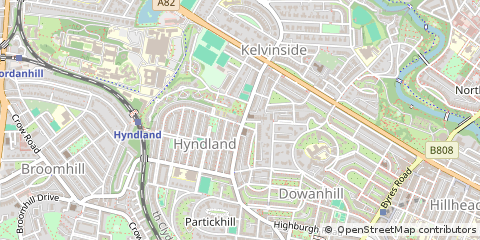 Map of Glasgow