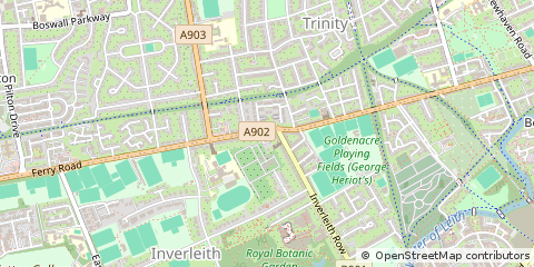 Map of Edinburgh, EH3 5PU