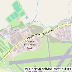 Map of Staverton, Gloucestershire