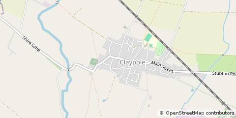 Map of Claypole