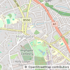 Map of Highgate London