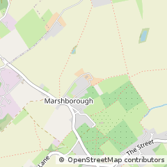 Map of Sandwich, Kent