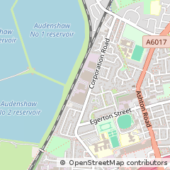 Map of Manchester, Lancashire