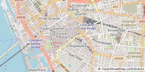 Map of Merseyside