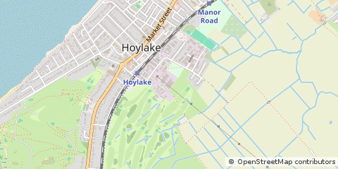 Map of Wirral, Merseyside