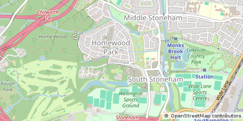 Map of Eastleigh