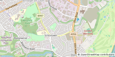 Map of Aberdeen