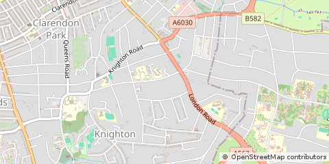 Map of Leicester