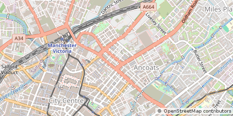 Map of Manchester