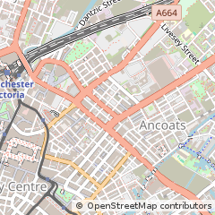 Map of Manchester