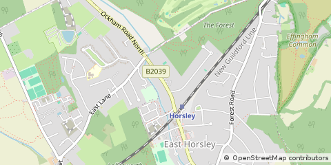 Map of Surrey