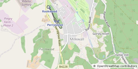 Map of Coleford, Gloucestershire