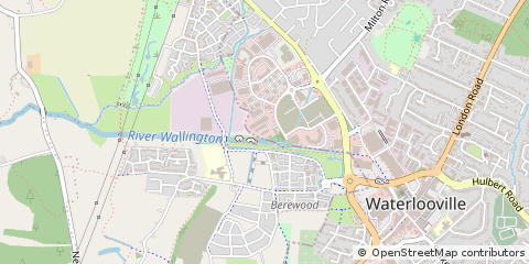 Map of Waterlooville, Hants