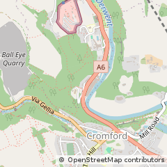 Map of Matlock Bath, Derbyshire