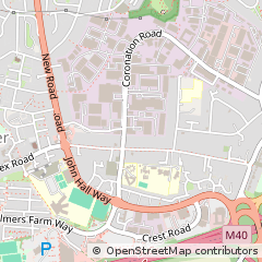 Map of High Wycombe, Bucks