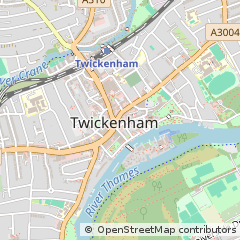 Map of Twickenham