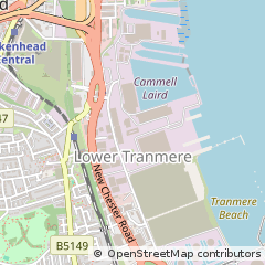 Map of Birkenhead, Wirral