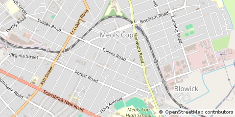 Map of Southport